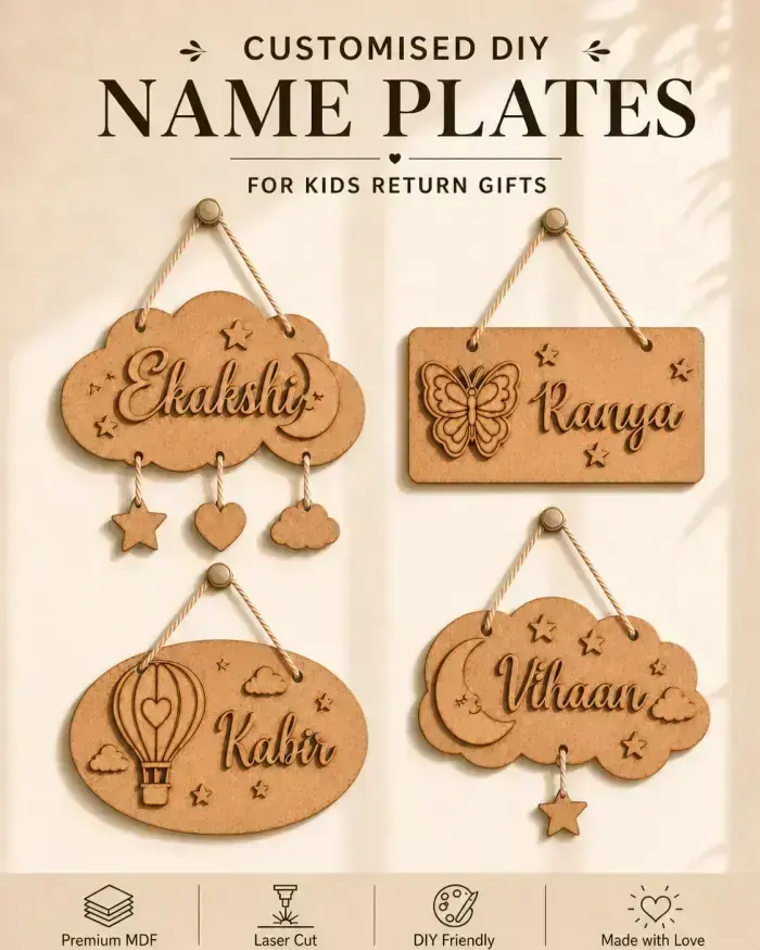 DIY CUSTOMISED NAMEPLATES
