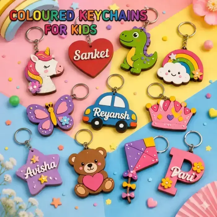 COLOURED KEYCHAINS