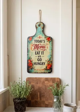 Today’s Menu Eat It or Go Hungry Wall Hanging thumbnail