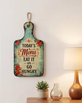 Today’s Menu Eat It or Go Hungry Wall Hanging gallery image 2