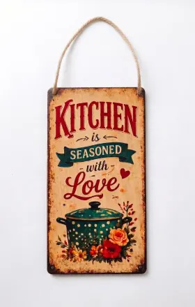Kitchen Is Seasoned with Love Wall Hanging gallery image 2