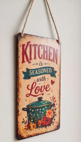 Kitchen Is Seasoned with Love Wall Hanging gallery image 4