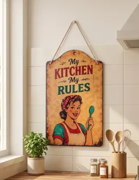 My Kitchen My Rules Wall Hanging gallery image 2