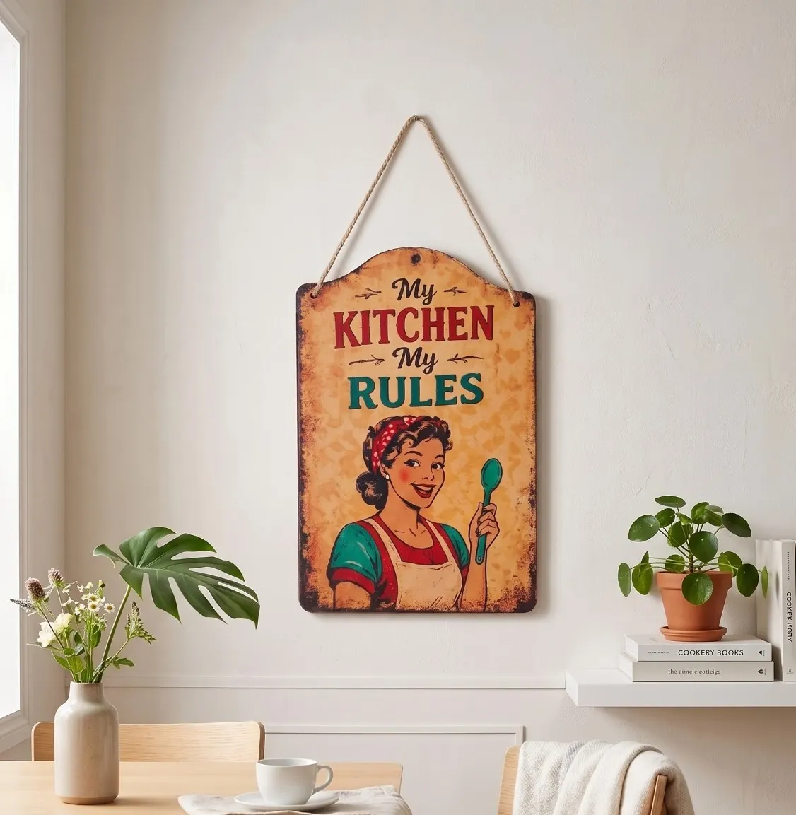 My Kitchen My Rules Wall Hanging