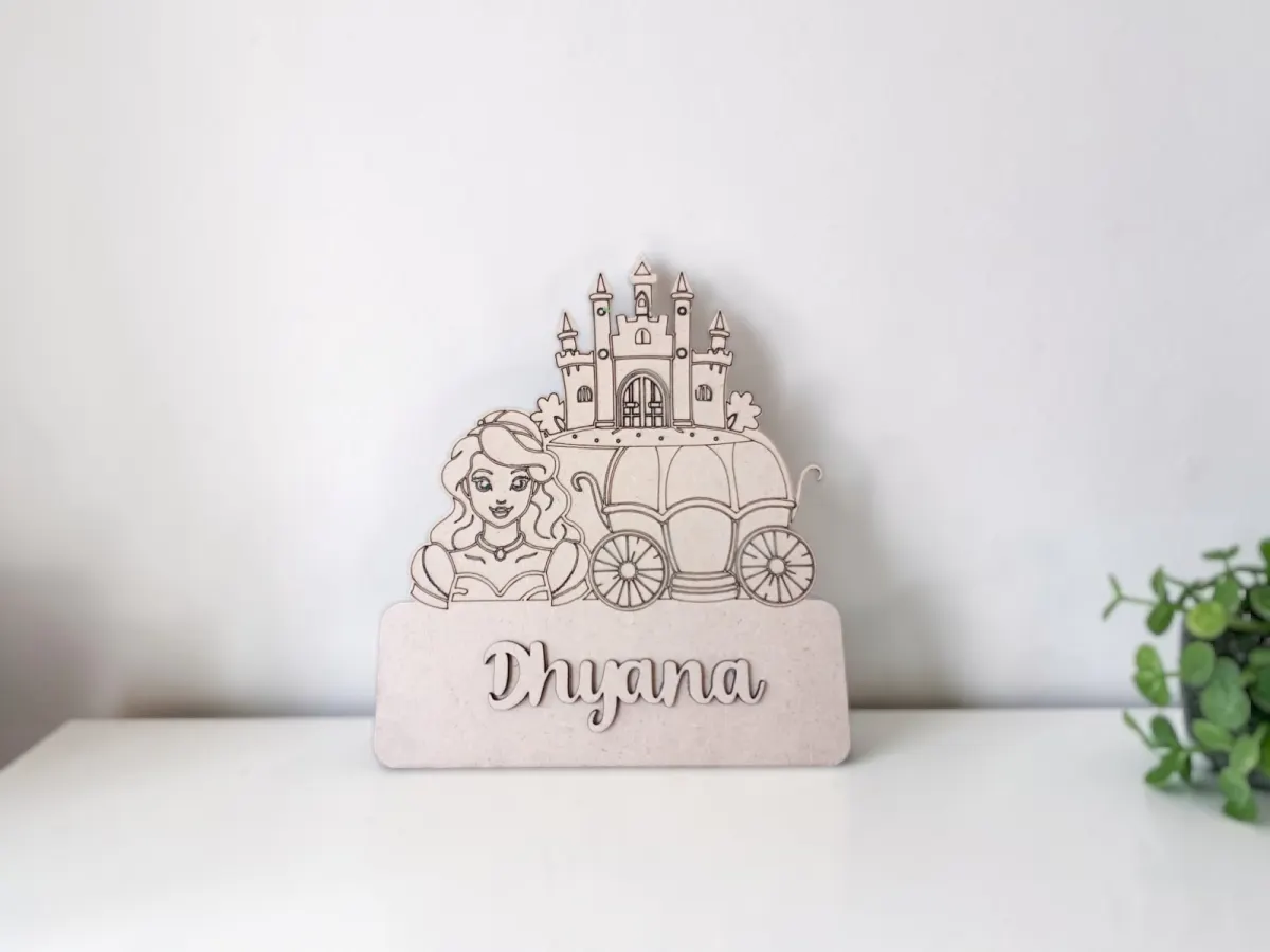 Theme nameplate magnet