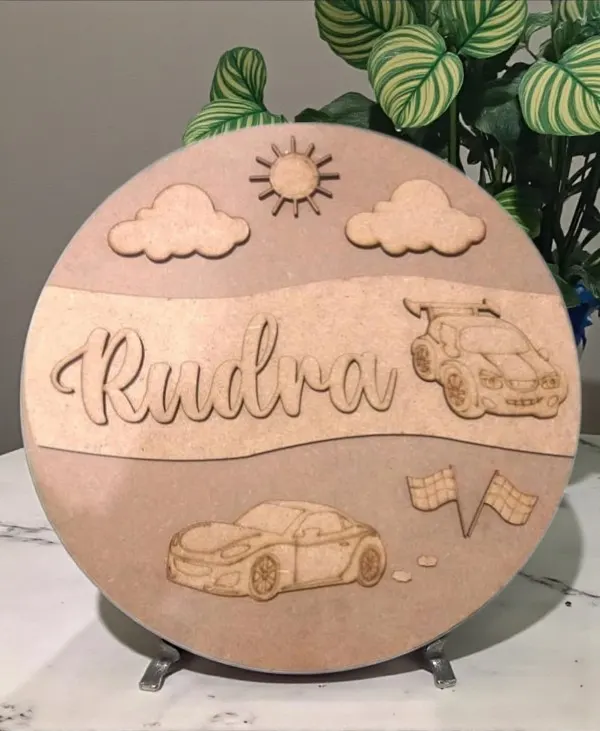Round nameplate