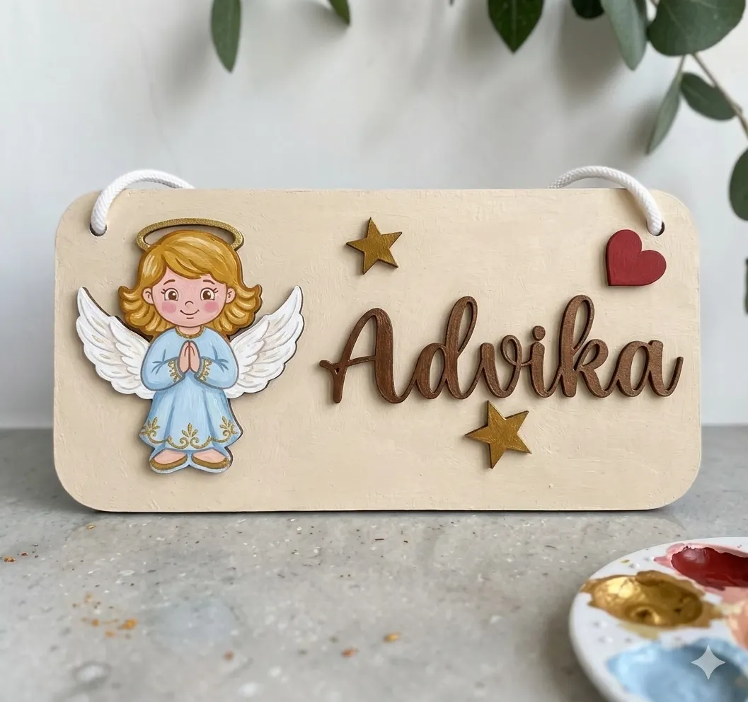 Rectangle nameplate