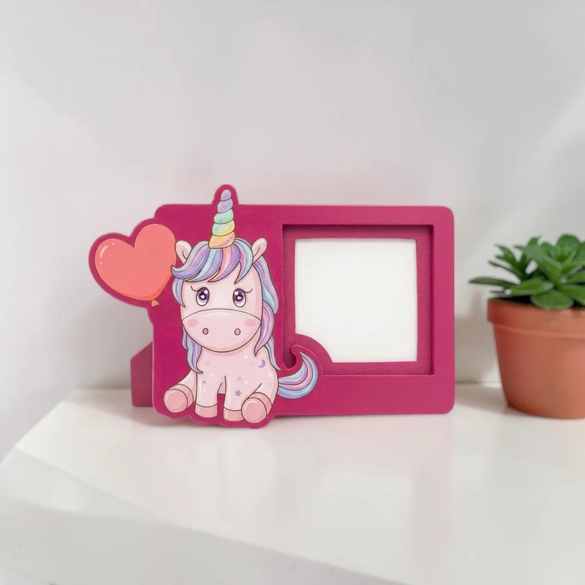 Character frame magnet