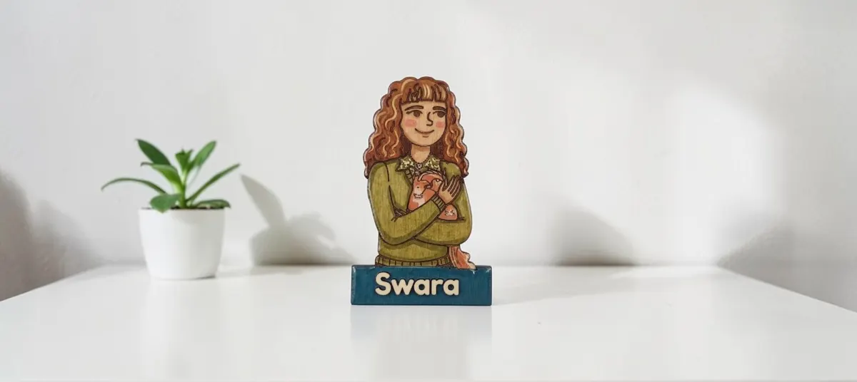 Character magnets with name