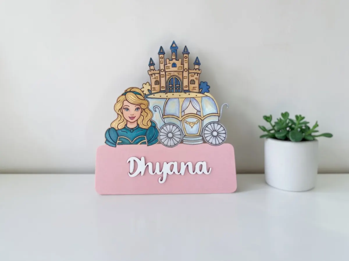 Theme nameplate magnet