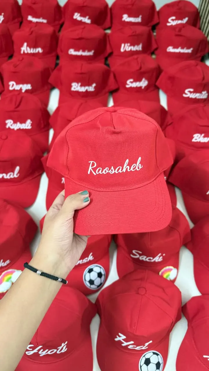 Caps with full names