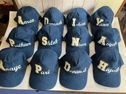 Denim caps