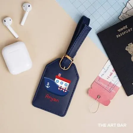 Customised Leather Luggage Tags