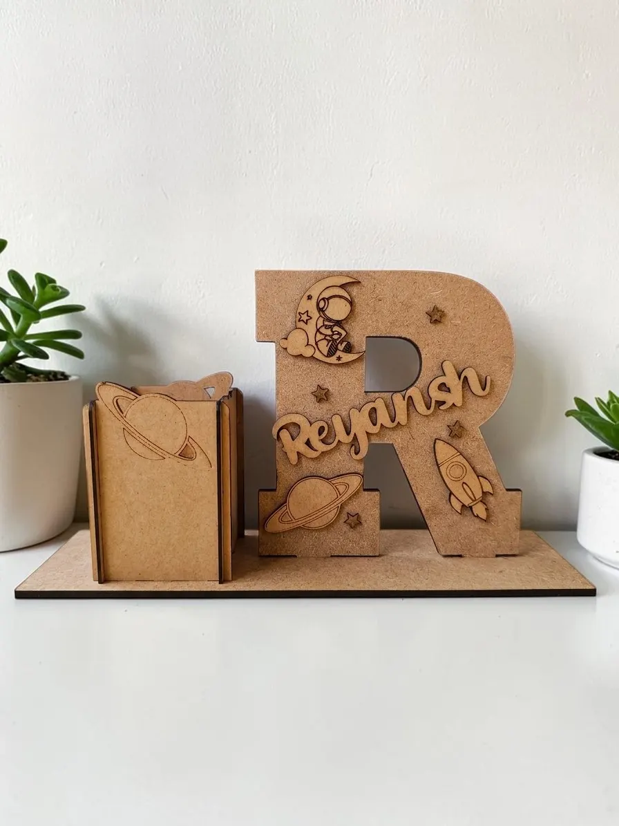 Personalised Pen Stand & Table standee Combo