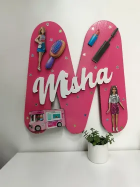 Big monogram barbie theme thumbnail