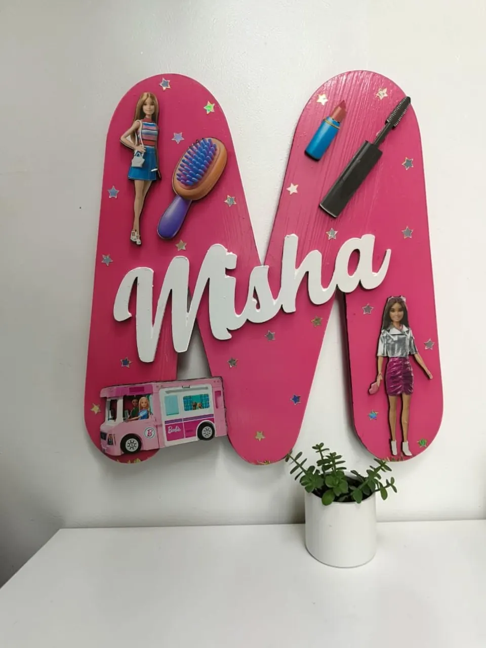 Big monogram barbie theme