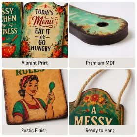 Vintage Kitchen Wall Decor Set gallery image 11