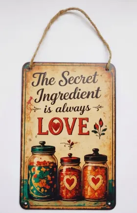 Rustic Kitchen Wall Hanging Set gallery image 1
