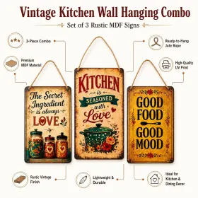 Rustic Kitchen Wall Hanging Set gallery image 5