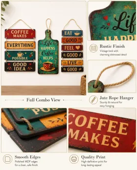Cafe Style Coffee Wall Decor gallery image 3