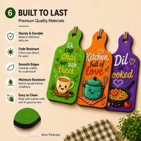 Desi Chai Kitchen Wall Decor Set thumbnail