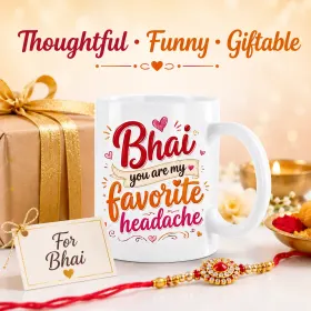 Best Bhai Gift Mug gallery image 1