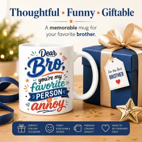 Best Brother Ceramic Mug gallery image 4