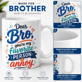 Best Brother Ceramic Mug gallery image 5