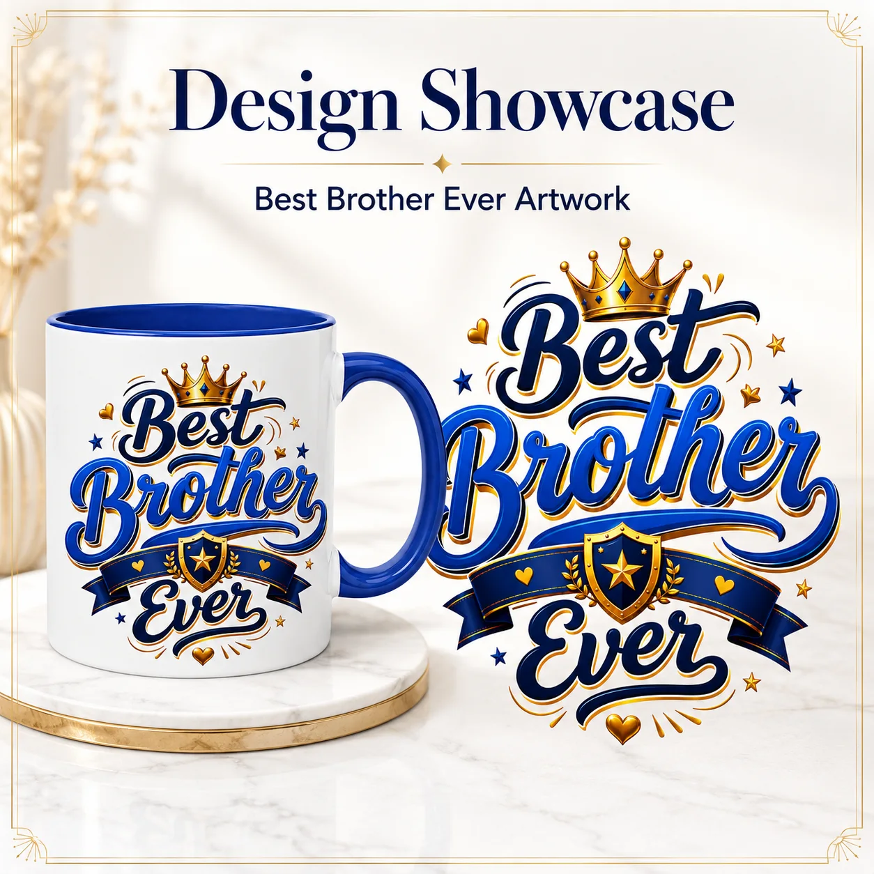 Brother Love Ceramic Mug
