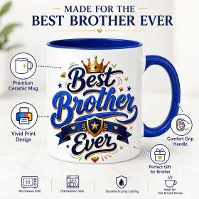 Brother Love Ceramic Mug gallery image 5
