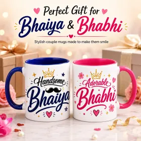 Best Bhaiya Bhabhi Mug Combo thumbnail