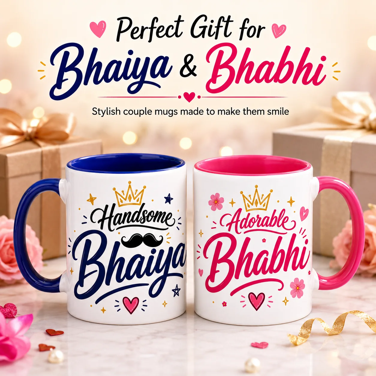 Best Bhaiya Bhabhi Mug Combo