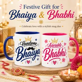 Best Bhaiya Bhabhi Mug Combo gallery image 5