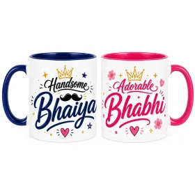 Best Bhaiya Bhabhi Mug Combo gallery image 7