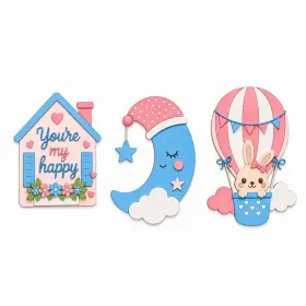Handcrafted Kids Wall Decor Set gallery image 6