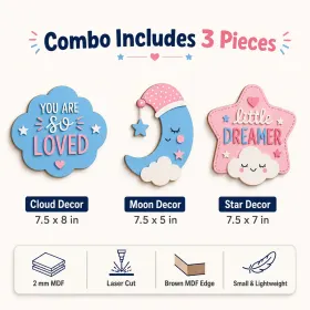 Adorable Kids Wall Decor Set gallery image 2