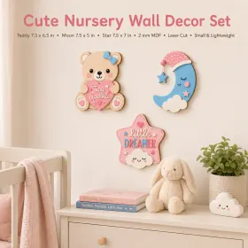Cute Pastel Kids Wall Decor Set thumbnail