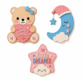 Cute Pastel Kids Wall Decor Set gallery image 6