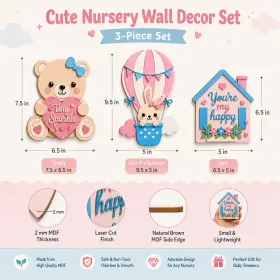 Dreamy Kids Wall Decor Set gallery image 1