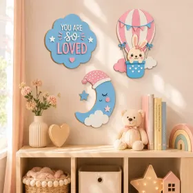 Cute Baby Room Wall Decor Set thumbnail